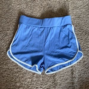 Dolphin hem spandex shorts
